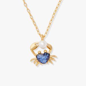 Kate Spade Sea Star Crab Mini Pendant Necklace (NWT)